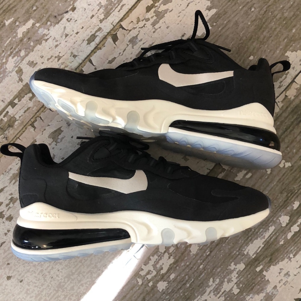 NIKE Air max 270 React black white Shoes 6.5 39